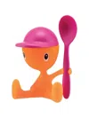 Alessi Cap Spoon Tableware In Orange