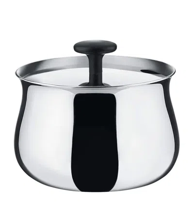 Alessi Cha Sugar Bowl In Metallic