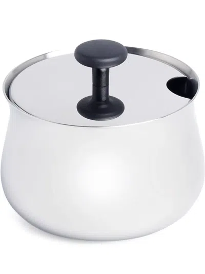 Alessi Cha Sugar Bowl In Silver