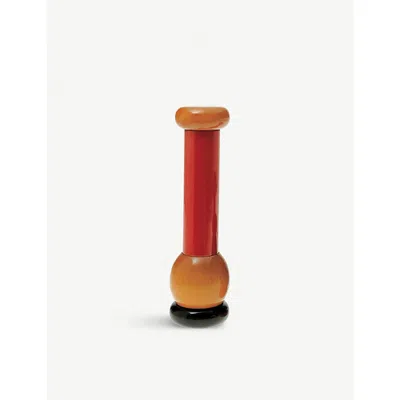 Alessi Circle Wooden Pepper Mill 23cm In Multi