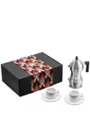 Alessi Coffee Gift Set In Silver