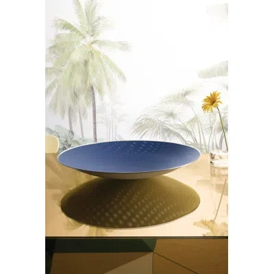 Alessi Cohncave Bowl In Blue