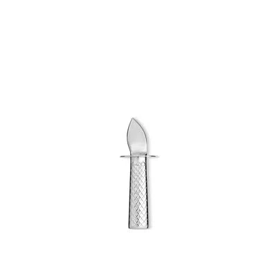 Alessi Colombina Fish Oyster Knife In Silver