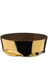 Alessi Compressioni Serving Bowl (12cm X 4cm) In Gold