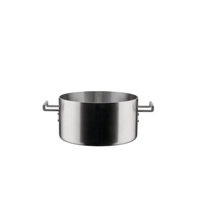 Alessi Convivio Stock Pot By David Chipperfield In Stainless Steel,satin,matte