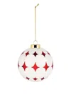 Alessi Delight 5 Star Christmas Ornaments (10.5cm) In White