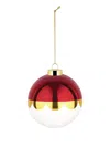 Alessi Delight 7 Christmas Ornaments (10.5cm) In Red