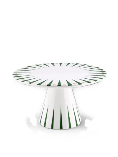Alessi Delight Alzata Cake Stand In Green