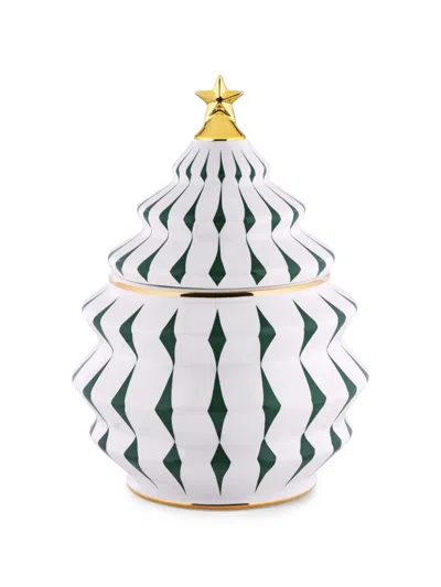 Alessi Delight Biscuit Jar In Green