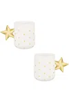 Alessi Delight Mug (set Of Two) In White