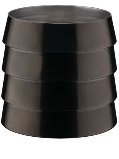 Alessi Dervisci Tumbler Glass (9.5cm X 8.9cm) In Black