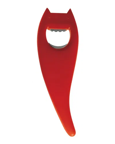 Alessi Diabolix Pulltap's Bottle Opener In Red