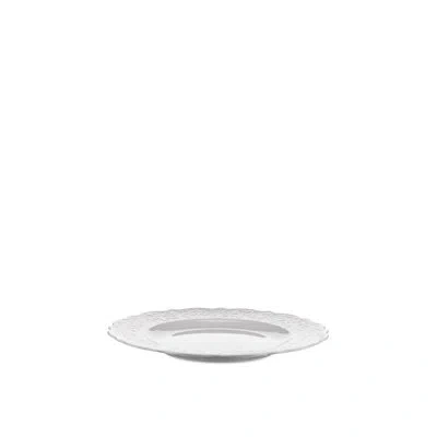 Alessi Dressed Dinner Plate In White