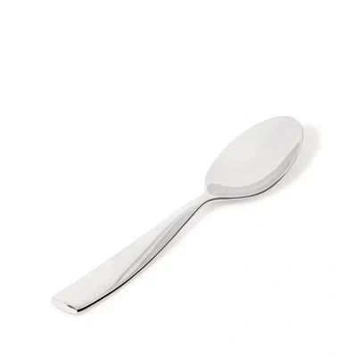 Alessi Dressed Stainless Steel Dinner Spoon In Silver