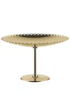 Alessi Edges Cake Stand (23.9cm X 14.4cm) In Gold