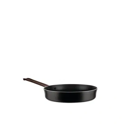 Alessi Edo Frying Pan In Black,brown