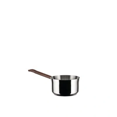 Alessi Edo Saucepan In Silver;brown