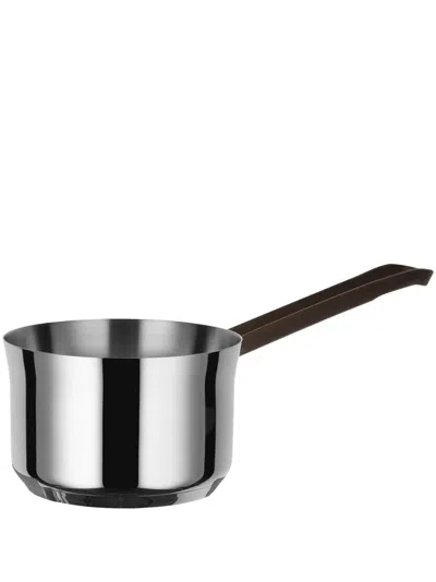 Alessi Edo Stainless Steel Saucepan (16cm) In Black