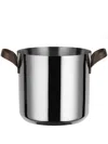 Alessi Edo Stainless Steel Stock Pot (24cm) In 银色