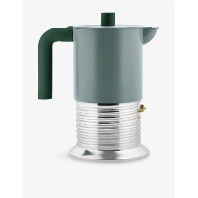 Alessi Green Vite Moka 6-cup Coffee Maker