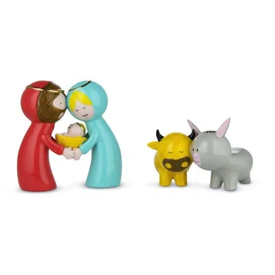 Alessi Happy Eternity Baby Figurines Set In Multi
