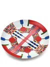 Alessi Holyhedrics Porcelain Plate In White