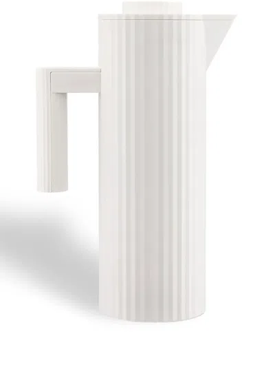 Alessi Insulated Ribbed-detail Jug In White