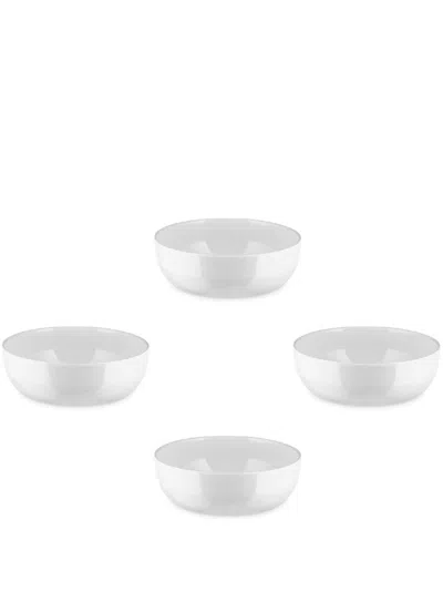 Alessi Itsumo Bowls (set Of Four) In White