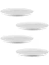 Alessi Itsumo Dinner Plates (set Of Four) In White