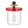 Alessi Jar 75 With Beechwood Lid In Red Multi
