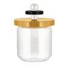 Alessi Jar 75 With Beechwood Lid In Yellow Multi