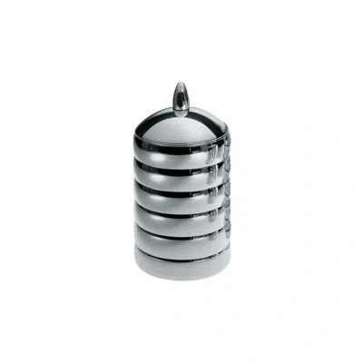 Alessi Kalistò 2 Kitchen Box In Silver,black,white