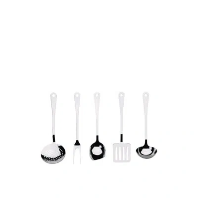 Alessi Kitchen Cutlery Set In Silver