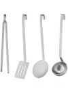 Alessi Kitchen Cutlery Set In Silver
