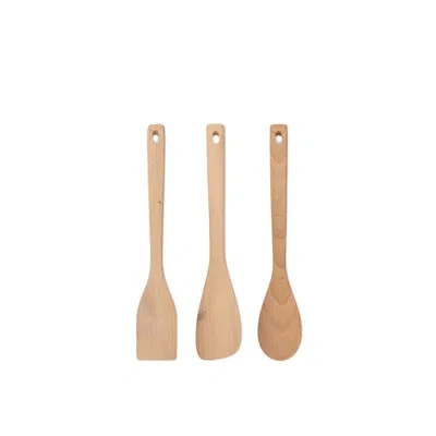 Alessi Kitchen Utensil Set In Brown