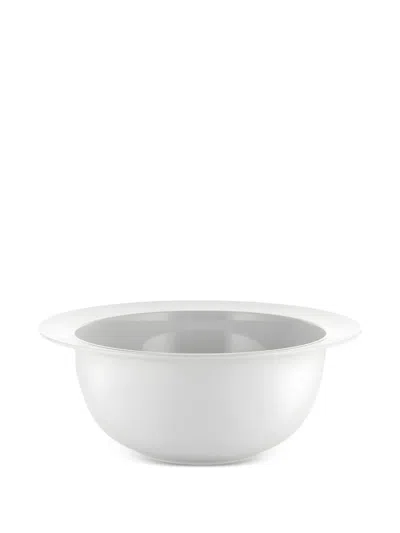 Alessi La Bella Tavola Salad Bowl In Silver