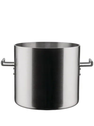 Alessi La Cintura Di Orione Stainless Steel Pot In Silver