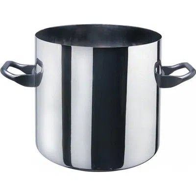 Alessi La Cintura Di Orione Stockpot In Silver,black