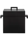 Alessi La Cubica Cocotte Casserole Dish 21.5cm X 17cm In Black