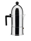 Alessi La Cupola Induction Espresso Coffee Maker In Silver
