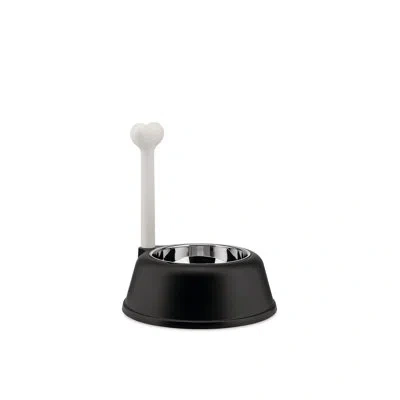Alessi Lupita Dog Bowl In Black