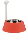 Alessi Lupita Dog Bowl In Orange