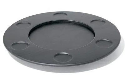 Alessi Mami By Stefano Giovannoni Wood Lazy Susan In Gray
