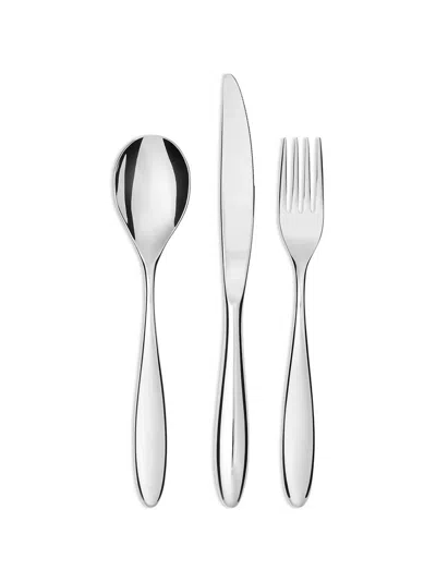 Alessi Mami Cutlery Set (six-person Setting) In Silver