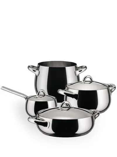 Alessi Silver Mami Stainless-steel Cookware Set