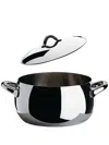 Alessi Mami Stainless Steel Casserole In Silver