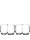 Alessi Mami Xl Rounded Glasses (set Of 12) In Neutrals