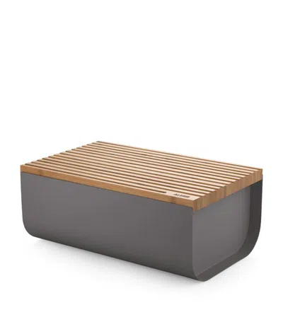 Alessi Mattina Bread Box In Gray