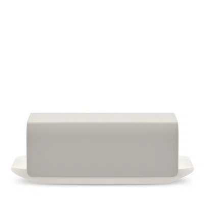 Alessi Mattina Butter Dish In Warm Gray