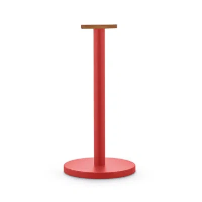 Alessi Mattina Freestanding Paper Towel Holder In Red